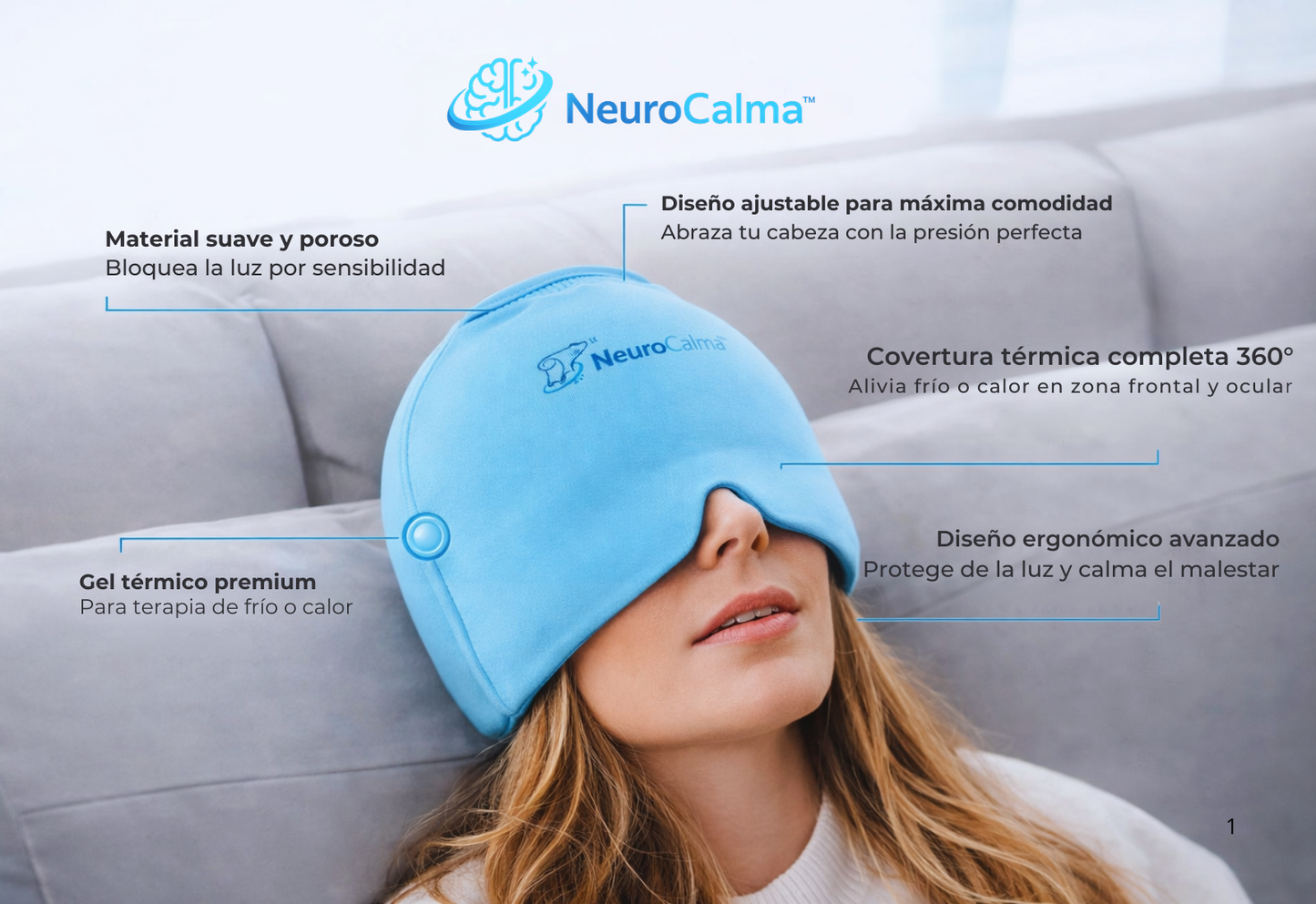NeuroCalma™ - Terapia Térmica para Migraña